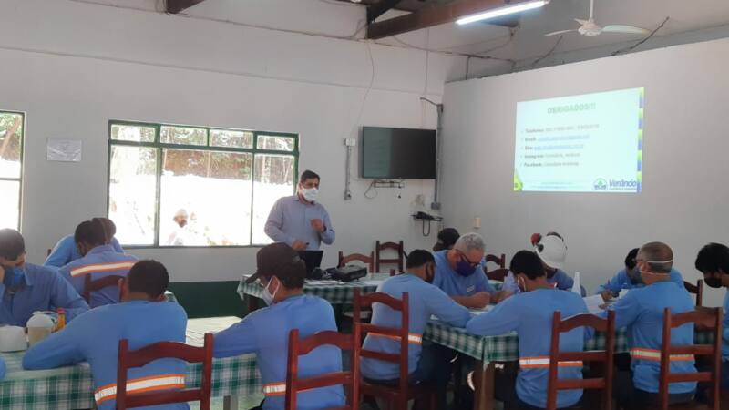 Segurança do Trabalho: Treinamento NR 12 e NR 22, realizado em mineradora no Estado de Goiás