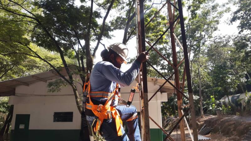 Segurança do Trabalho: Treinamento NR 35 ( Atividade de Trabalho em Altura) realizado na Mineradora Pireneus (Goiás)